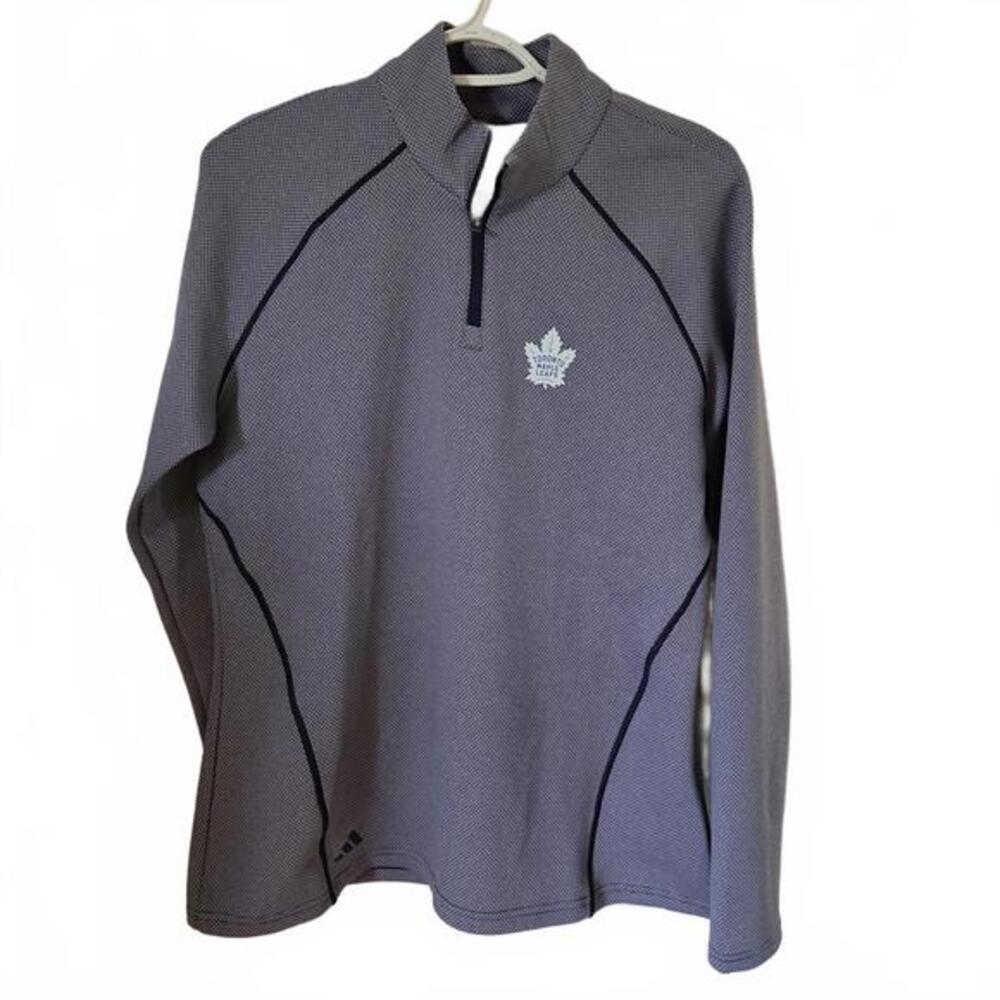 Adidas Maple Leaf Fans - Get Ready for Round 2 Ladies 1/4 Zip Jacket‎ Size XL